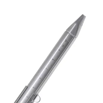 X37E ג ' ל עט רולר כדורי פלסטיק צורה עטים Vernier Caliper שליט כדור-נקודת עטים Protable כלי מדידה