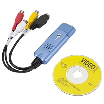 USB 2.0 לכידת וידאו כרטיס וידאו טייפ טלוויזיה DVD Converter עבור Mac OS X PC Windows 7 8 10 החלפת
