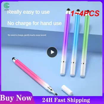1~4PCS כל הזמן נוגע ללב. קיבולי עט צבע העט הגוף לגעת דיוק כפול הראש Stylus 3d עט עיכוב עט מגע