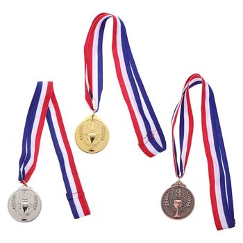 3pcs מרתון ספורט מתכת מדליות אוניברסלי ספורט הנצחה תחרות מדליות