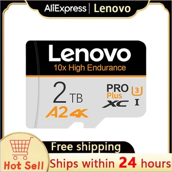 Lenovo Class10 2TB מהירות גבוהה כרטיס זיכרון פלאש A2 V30 TF מיקרו SD 1TB 512GB 256GB 128GB Flash SD עבור נינטנדו מתג