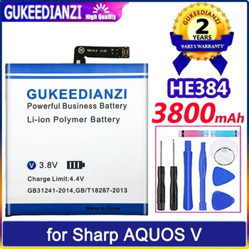 GUKEEDIANZI סוללה HE384 3800mAh עבור Sharp AQUOS V Batteria