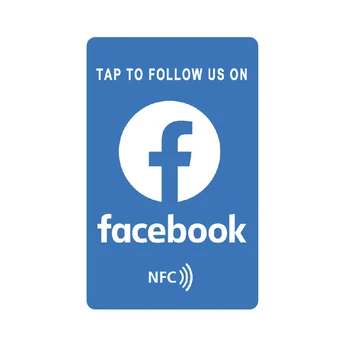 Facebook NFC כרטיס להגדיל את כדלקמן אוניברסלי כרטיסי NFC