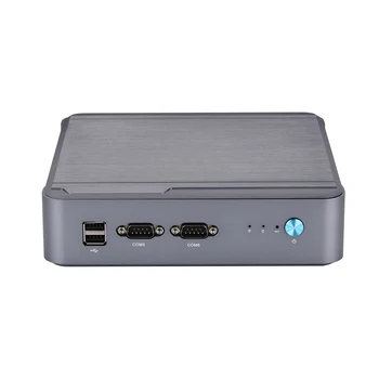 Qotom Mini PC Q71200C 12&13 Gen Mini PC Intel Core i7 מעבד קטן משחקי מחשב כפול COM כפול LAN 8 USB שולחן העבודה הביתי המשרד Co