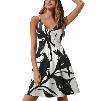 פרחוני הדפסה השמלה נשים 2023 חדש סקסי שמלת קיץ צוואר V שרוולים אלגנטיים אופנת רחוב Vestidos הבגדים הנשי בוהו החוף להתלבש