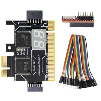 TL631 PRO אוניברסלי נייד PCI לאבחן את הכרטיס למחשב PCI-E Mini LPC לוח האם אבחון מנתח בודק באגים קלפים