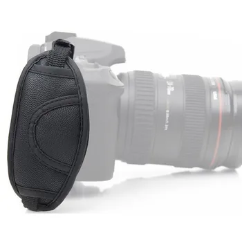 עור אחיזת היד רצועת היד עבור מצלמות DSLR מתאים Nikon Canon אוניברסלי מצלמת DSLR רצועת יד לפשע