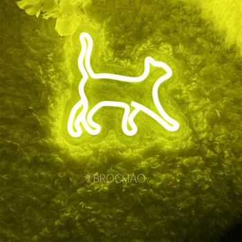 ניאון שלט Led חתולים דגם LED אורות ליל USB שלט חדר קיר עיצוב המסיבה ניאון Boardsign אורות חדר שינה קישוט