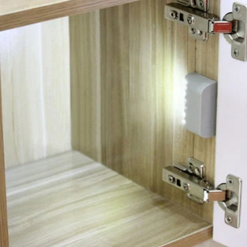 7leds LED תחת אור Cabinet הסוללה מופעל חיישן מגע הארון המנורה במטבח, ארון הבגדים הפנימי מנורת לילה
