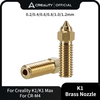 Creality K1/K1 מקס זרבובית 1 יח 'פליז במהירות גבוהה 3D מדפסת חרירי 0.2/0.4/0.6/0.8/1.0/1.2 מ