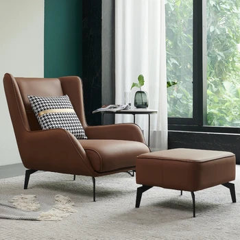 יהירות הספה בסלון כסאות משרד מעצב יוקרה עצלן סלון כסאות מודרניים יחיד Meuble סלון ריהוט הבית RR50LC