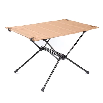 שולחן מתקפל לקמפינג חיצונית שולחן מתקפל נייד האולטרה אחסון תיירותי פיקניק שולחן לטיולים קמפינג,חאקי