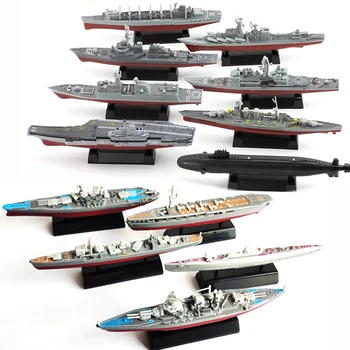 4D פלסטיק הרכבה דגם ספינת מלחמה ערכות 1:1000 מידה 15cm פאזל צבאי צעצועים לילדים