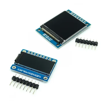 TFT 0.96 / 1.3 אינץ IPS 7P SPI HD 65K בצבע מלא LCD מודול ST7735 לנהוג IC 80*160 (לא OLED) עבור Arduino