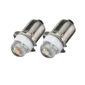 2pcs P13.5S PR2 0.5 W LED פנס פוקוס החלפת הנורה לפידים עובד אור המנורה 60-100Lumen טהור לבן חם DC3V 6V