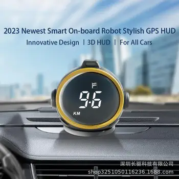 החדש תצוגה עילית אוטומטי תצוגה OBD2+GPS רכב חכם האד מד דיגיטלי מד מרחק אזעקה GPS+ביידו כפול צ ' יפ