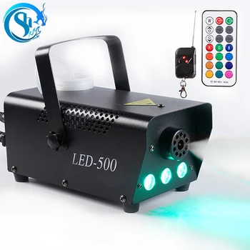 Dj מקצועי להראות צד ציוד 500w מכונת ערפל Rgb 3in1 LED שלט רחוק אלחוטי האורות על הבמה דיסקו מסיבת השפעה