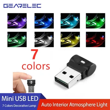 Mini USB LED רכב אור אוטומטי הפנים האווירה אור דקורטיבי עבור מרצדס A200 A180 B180 B200 הסי. איי. איי GLA AMG C E CLS י. איי. ג ' י. איי