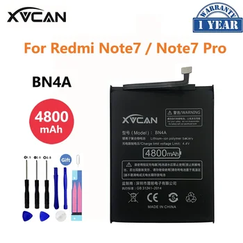 מקורי XVCAN BN4A 4800mAh סוללה עבור Xiaomi Redmi הערה 7 Note7 Pro 7Pro Note7Pro קיבולת גבוהה הטלפון החלפת Batteria