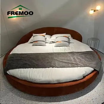 סיבוב טאטאמי המיטה המודרנית קינג/מיטת קווין סייז בחדר השינה רהיטים מעור הביתה רהיטים מיטה זוגית