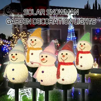 חג המולד הדשא אורות חיסכון באנרגיה ואסתטי 6 צבעים תאורה חיצונית סולרית אנרגיה חמוד ומהנה סטיילינג Ip44