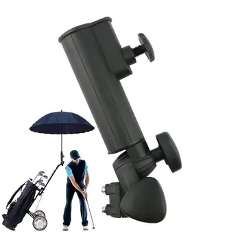 עגלת גולף מטריה בעל עגלה העגלה מחזיק מתכוונן גולף לדחוף עגלת גולף נייד עגלות מטרייה בסיס עם זווית