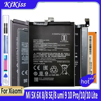 החלפת סוללה עבור Xiaomi Mi 10 9 9T 8 Pro Lite 8Lite SE 6X 5X CC9 CC9E A2 A3 Bateria BM4M BM4N BM4H BM3L BM4F BM3E BM3M