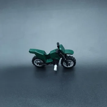 5PCS ירוק אופנוע MOC צבאי סרייה אביזרים לילדים מתנות דגם ציוד הובלה על אבני הבניין צעצועים חינוכיים