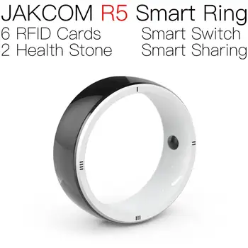 JAKCOM R5 חכם טבעת חדשה יותר wiegand משואה nfc תעודת הזהות mfc 13 56 rfid כפול שבב 125khz pvc מכונת uhf מדבקה הדפסה לוגו