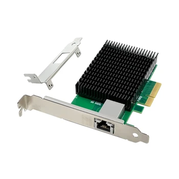 PCI-E X4 10Gigabit יחיד חשמל יציאת שרת כרטיס רשת לשרת ניק AQC107 RJ45 Ethernet NIC עבור מחשב נייד קל לשימוש