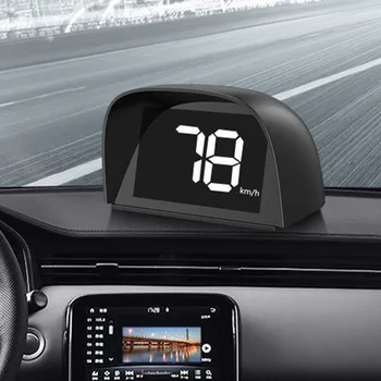 הרכב GPS HUD 5V USB תצוגה עילית דיגיטלית מד המהירות מצית Plug&Play למשאיות/אוטובוסים/כלי רכב חשמליים