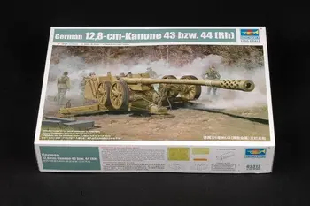 חצוצרן 02312 בקנה מידה 1/35 גרמנית 128MM Pak44 נגד טנקים האקדח Kanone 43 bzw.44(Rh) TH05412