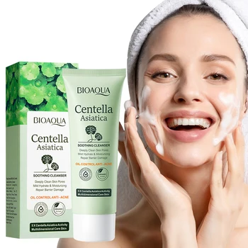 אמינו בועה לחות נקבובית פנים ניקוי פנים כביסה מוצר עור הפנים, טיפול אנטי אייג ' ינג נגד קמטים טיפול ניקוי